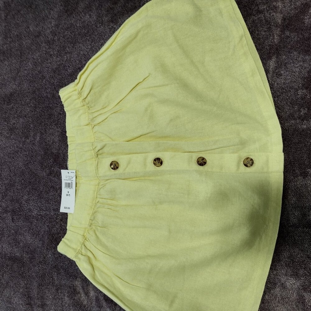 New Kids Linen skirt Gap Factory Size 6-7 (S )